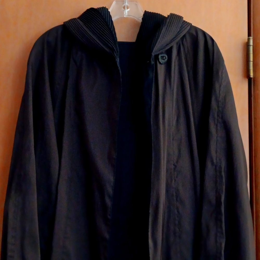 Mycra Pac Donatella Raincoat Water Repellent Lightweight Maxi Bronze & Black